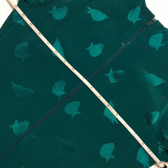 💚 lecoanet hemant vintage silk dress - Picture 9 of 15